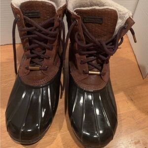 Michael Kors Chocolate and Ebony Rain Boots‎